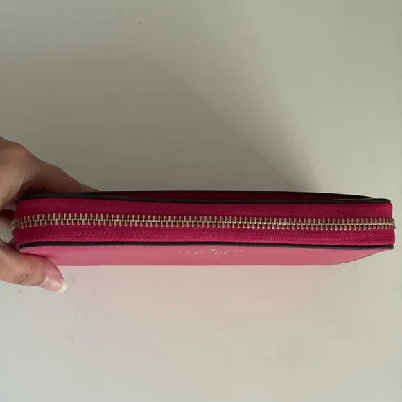 SOLD AUTHENTIC!!💎👜 Kate Spade Zip Around Wallet in Pink - Picture 8 of 12
